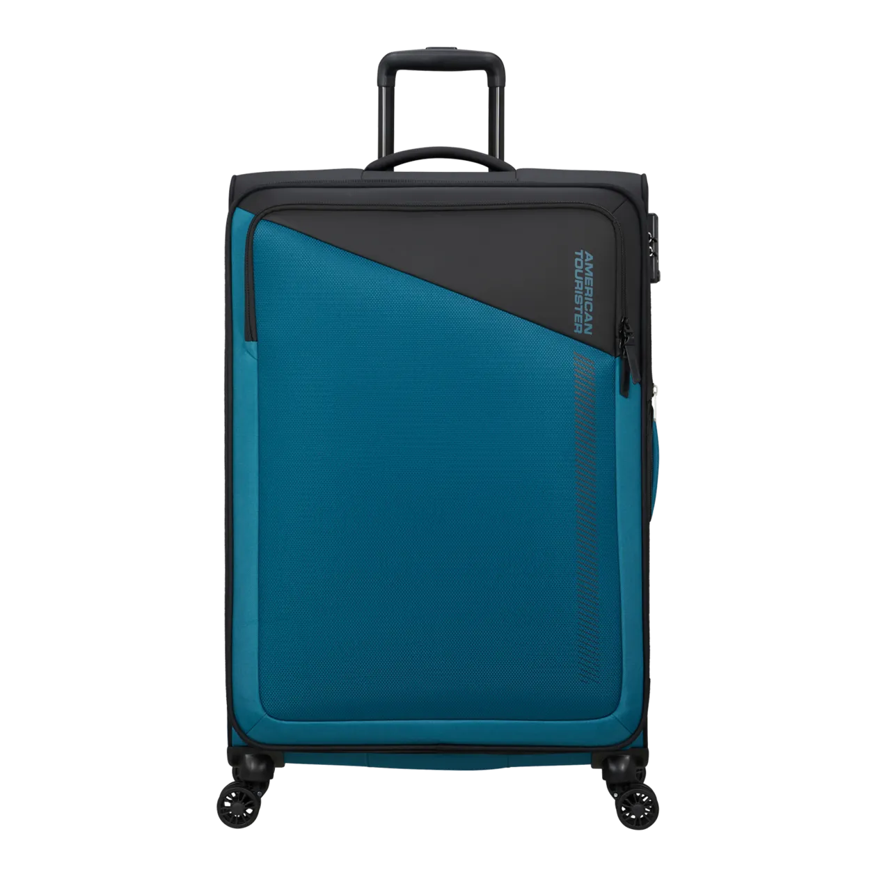 American Tourister Daring Dash Trolley L (espandibile), nero/blu