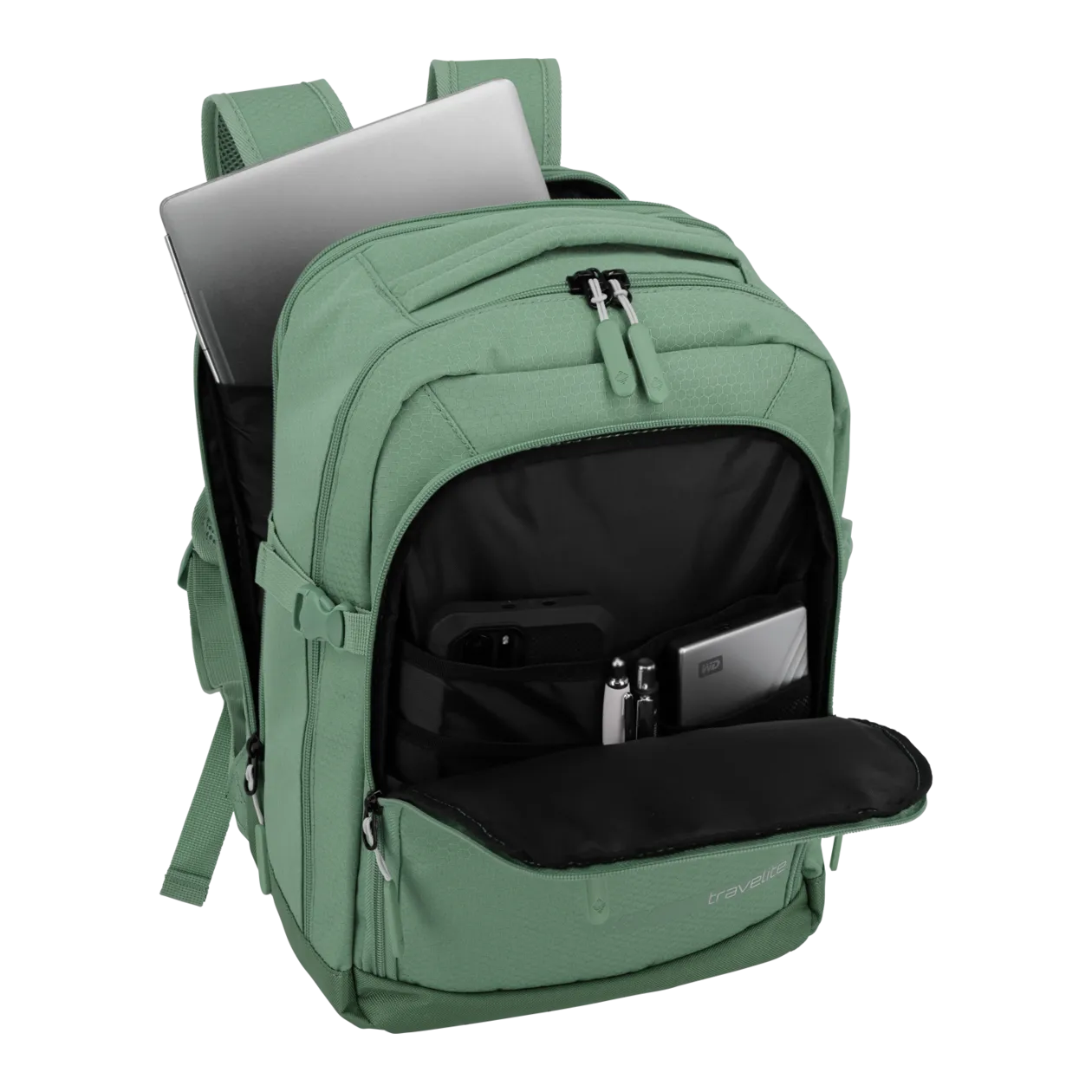 travelite Kick Off Cabin-Rucksack, Sage