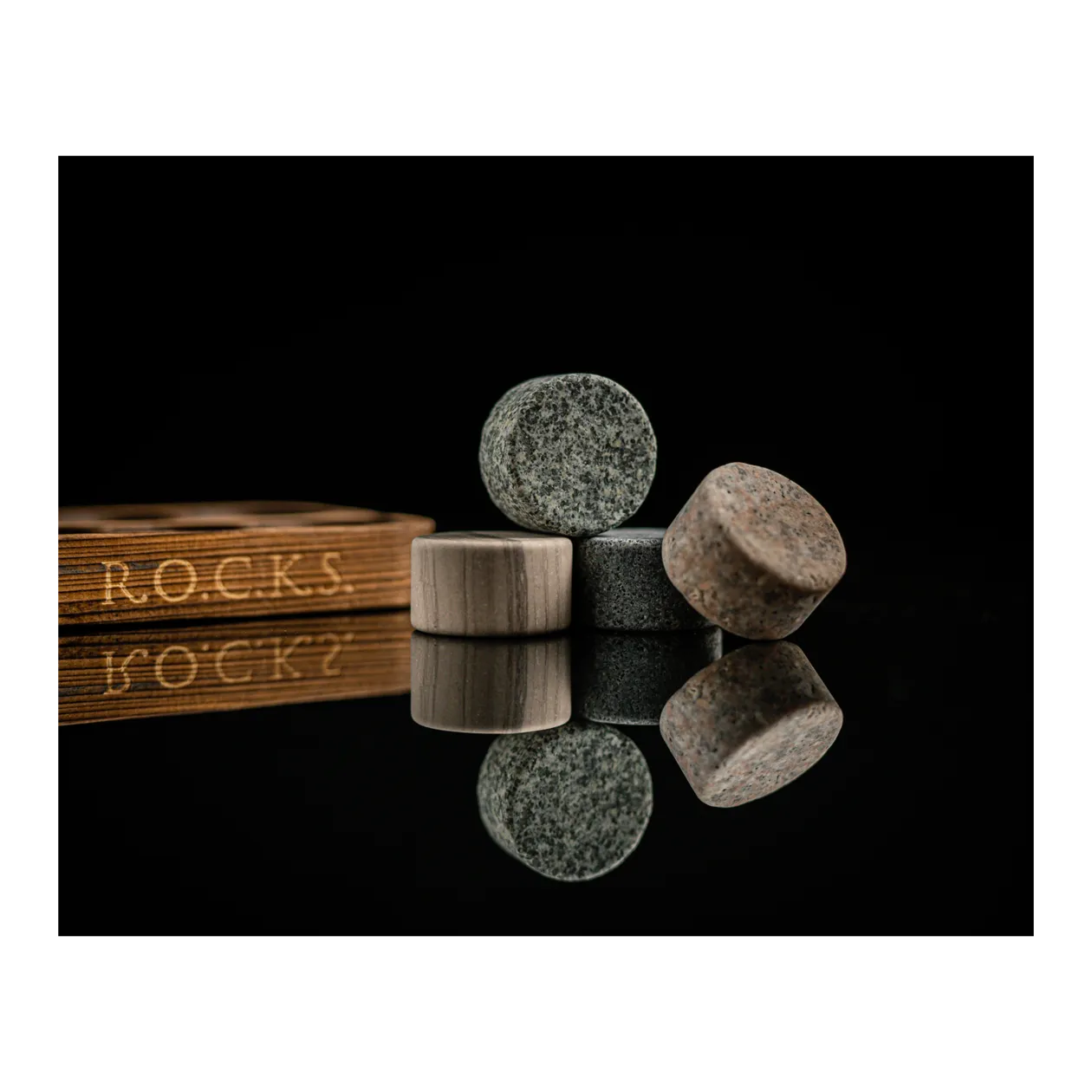 R.O.C.K.S. Whisky Chilling Stones,Set of 6