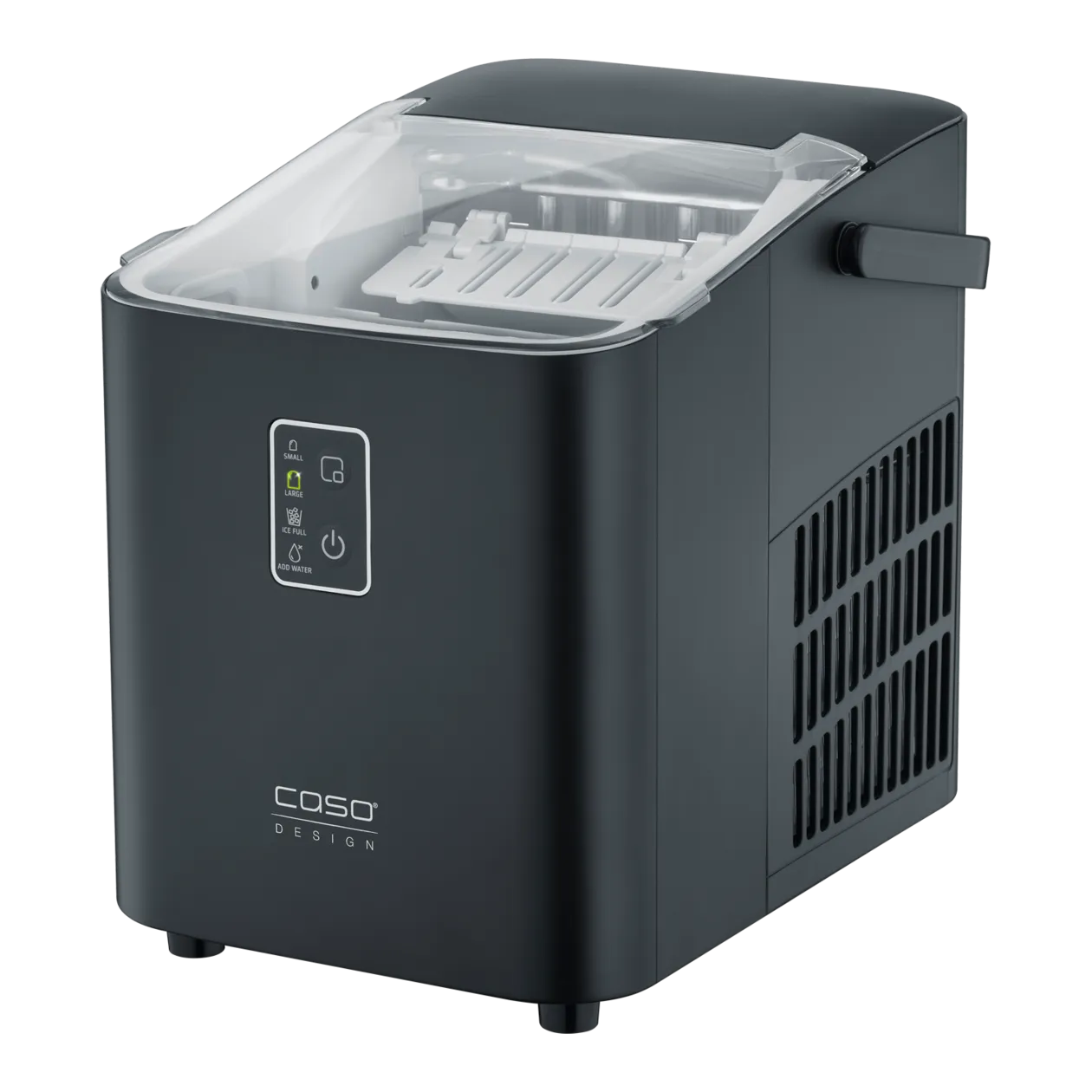 CASO Design IceChef Compact Eiswürfelbereiter, Schwarz