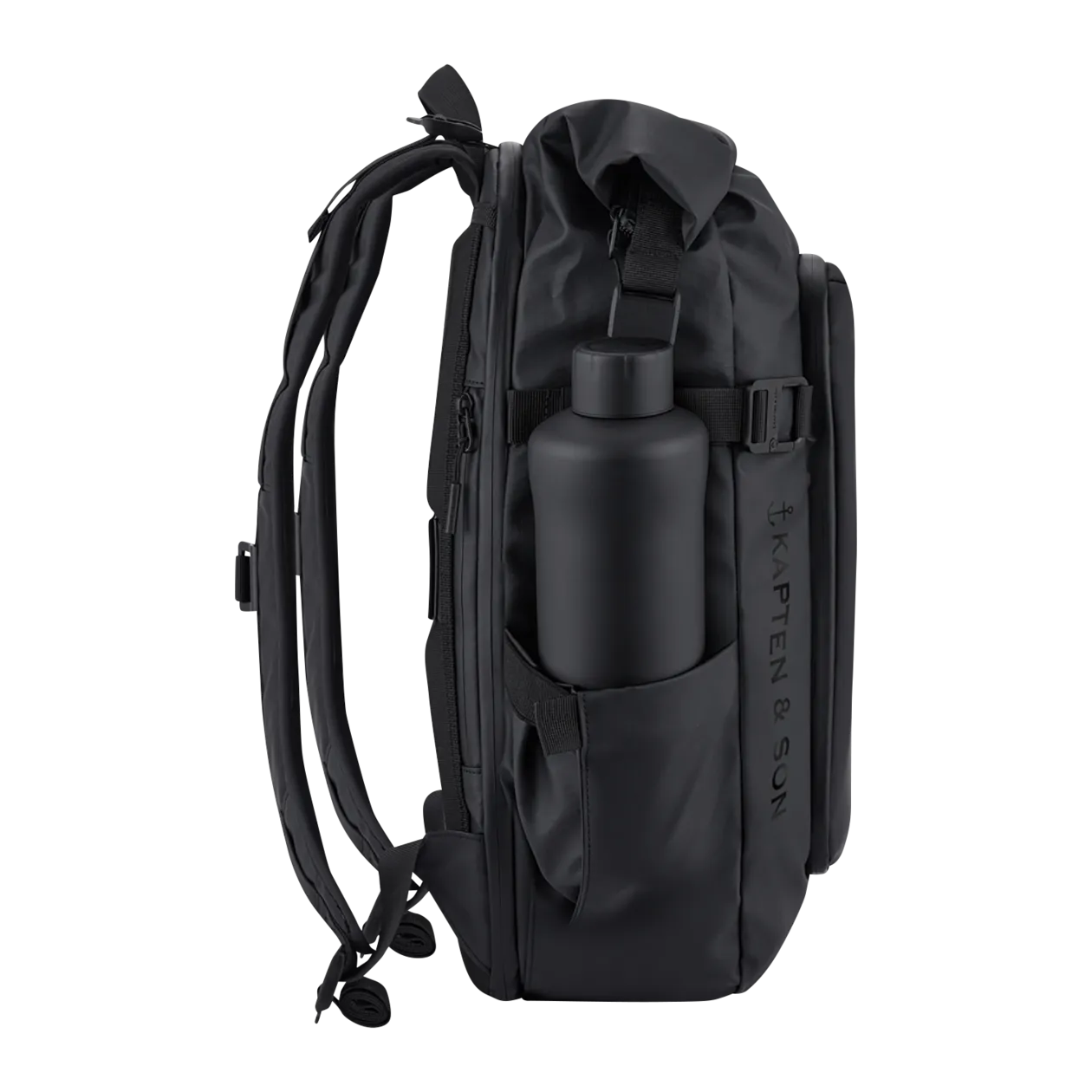 Kapten & Son Lisbon Backpack, All Black