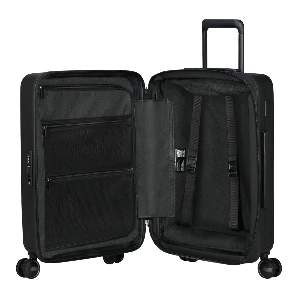 Samsonite Restackd Spinner 55/20-23 Valise à roulettes S (extensible), noir