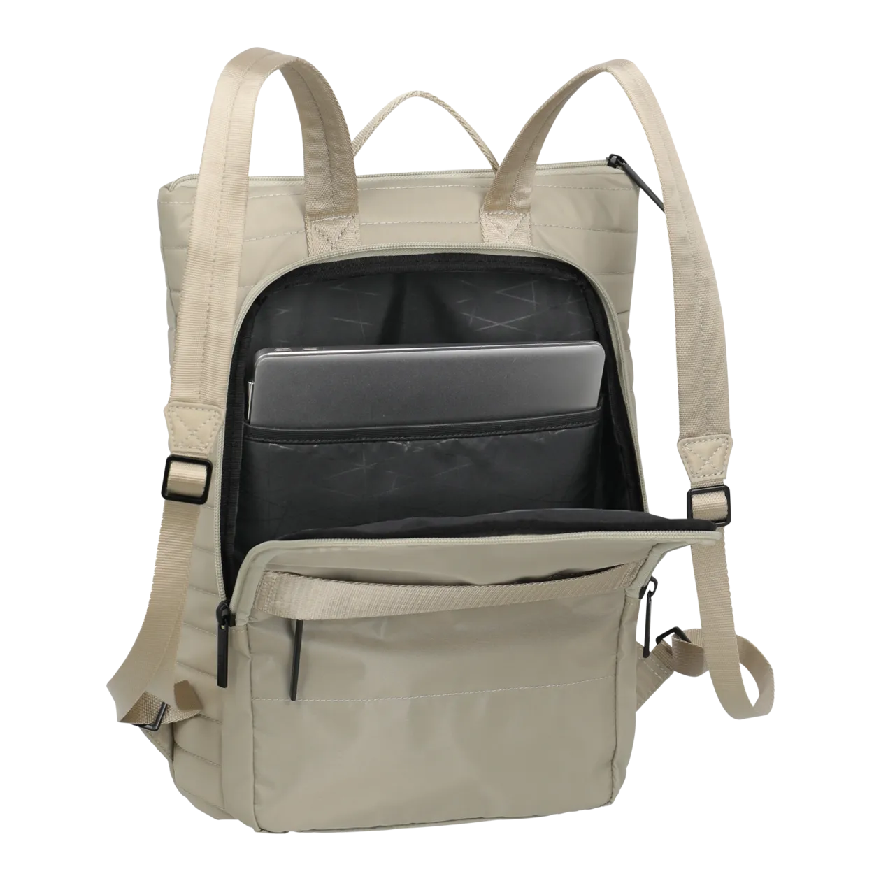 BARBARA & travelite Stepp Rucksack, Satin Nude