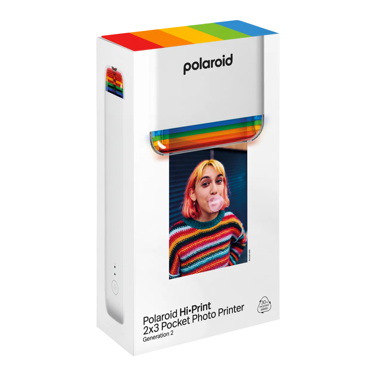 Polaroid Hi-Print Mini Photo Printer, White