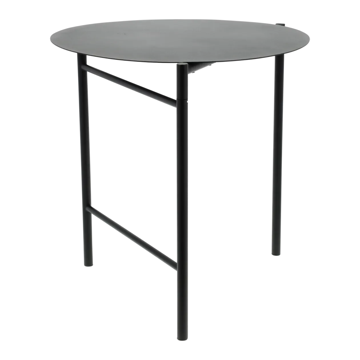 Zone Denmark Disc Table pliante, noir