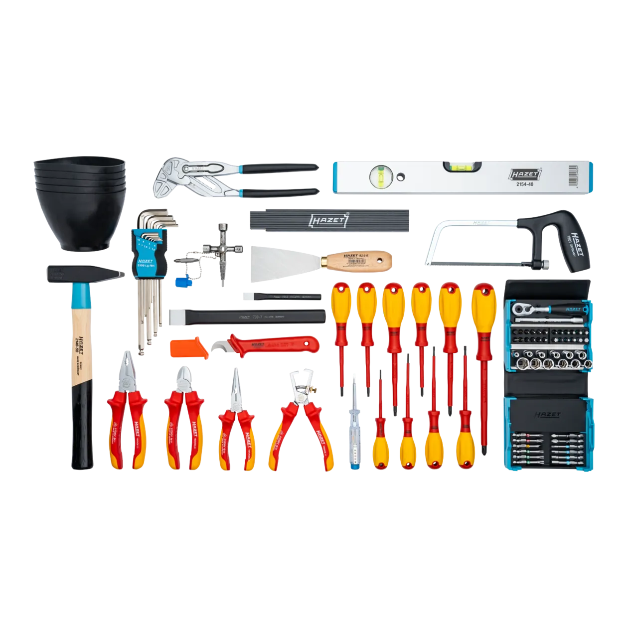 HAZET Large Professional Tool Kit, 89 pcs., Black