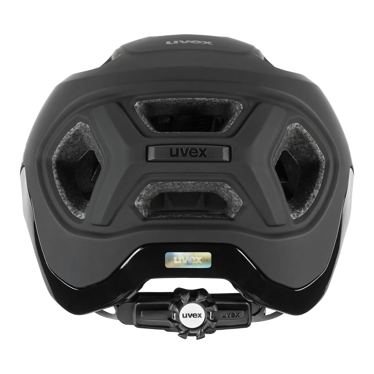 uvex react Casco da bicicletta, 56-59 cm, Black Matt