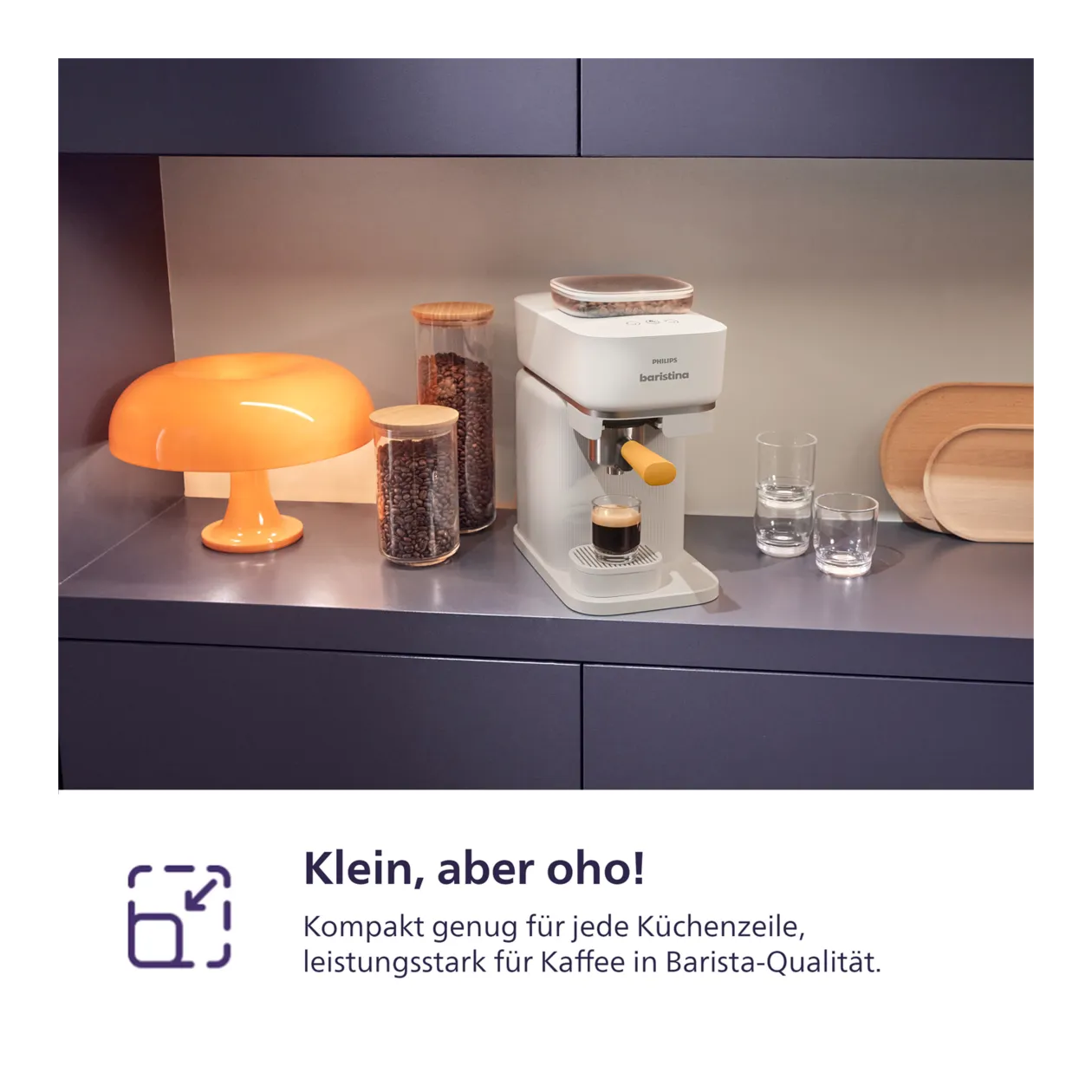 Philips Baristina Espressomaschine, Weiß