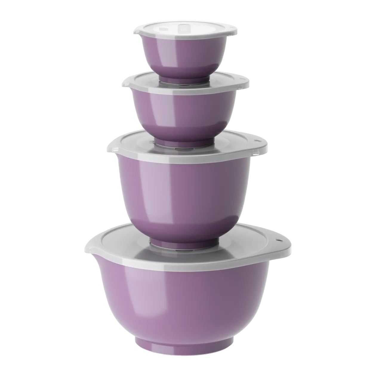 Rosti Margrethe Mixing Bowl Set, 8 Pcs., Purple