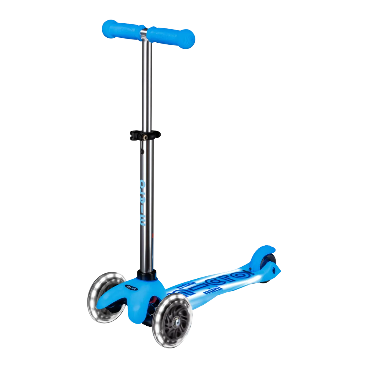 micro Mini Micro Deluxe Glow LED Plus Children's Scooter, Arctic Blue