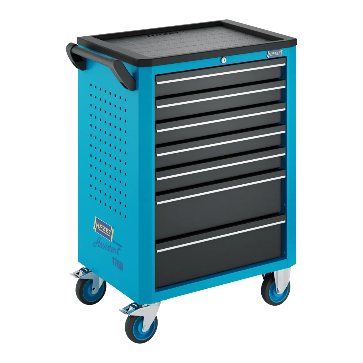 HAZET Workshop Trolley incl. 193 pc. Professional Tool Assortment, Blue