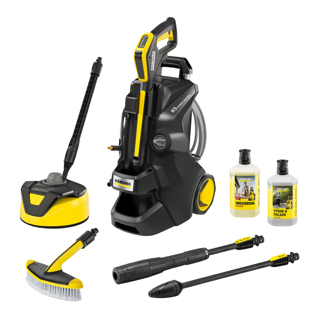 Kärcher K 5 Power Control Flex Home & Brush Anniversary Edition Idropulitrice, nero