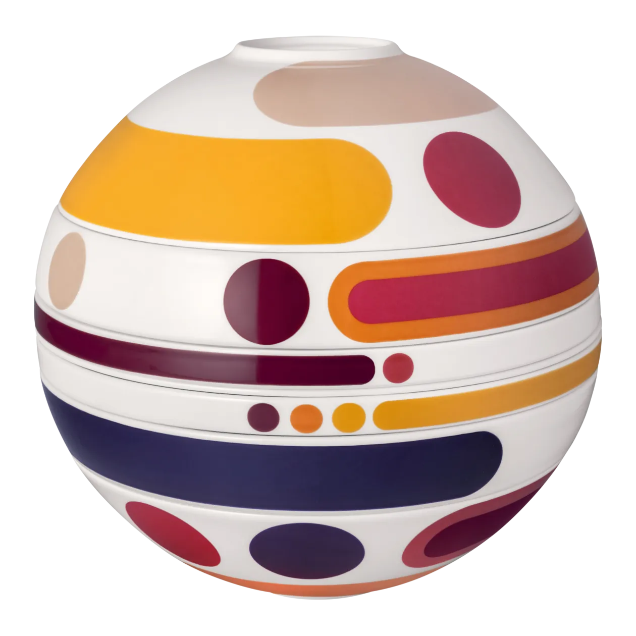 Villeroy & Boch Iconic La Boule miami Servizio da tavola, 7 pezzi, multicolore