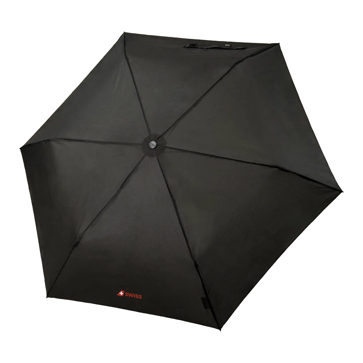 Knirps SWISS Edition Duomatic Pocket Umbrella, Black