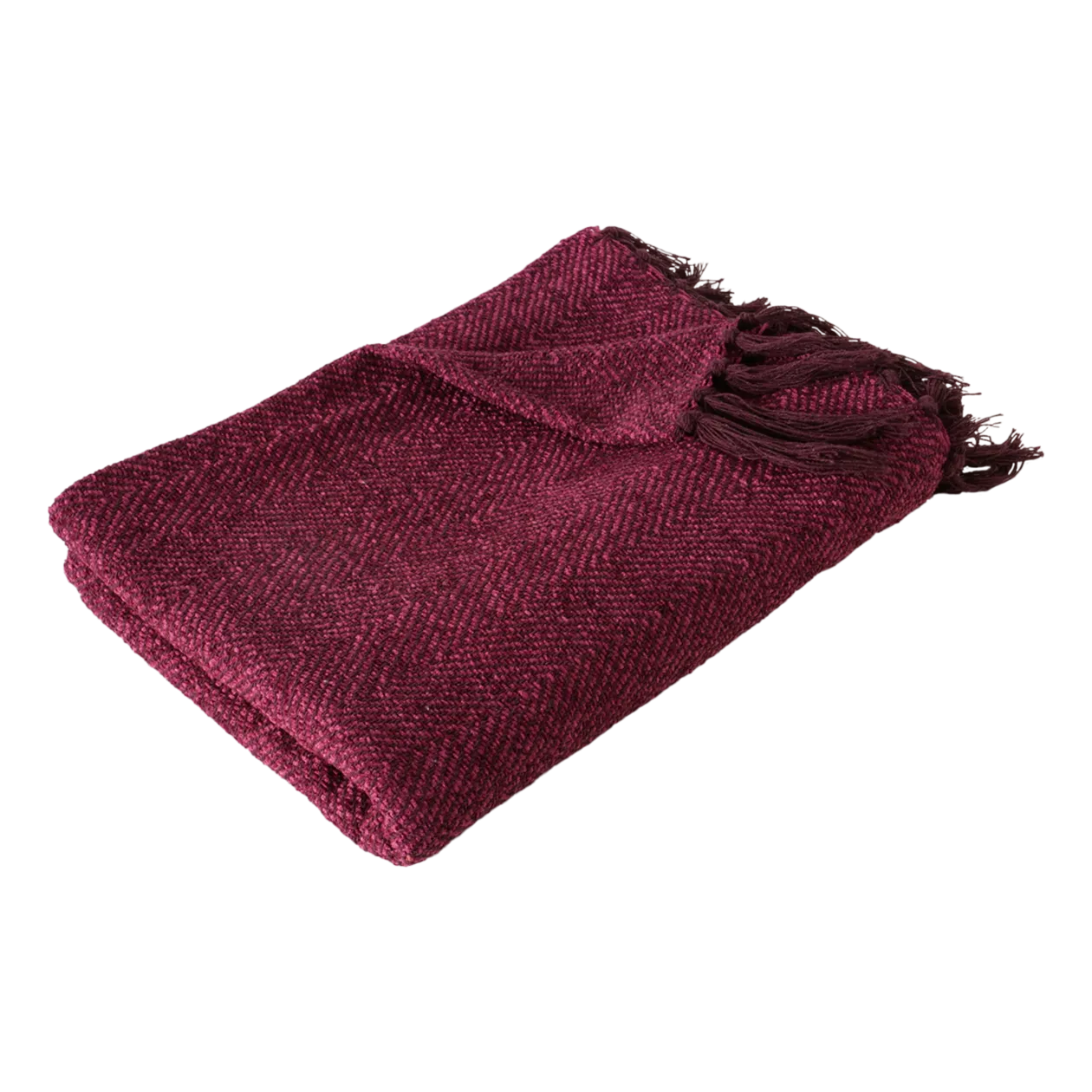 BOLTZE Cozella Blanket, Wine Red