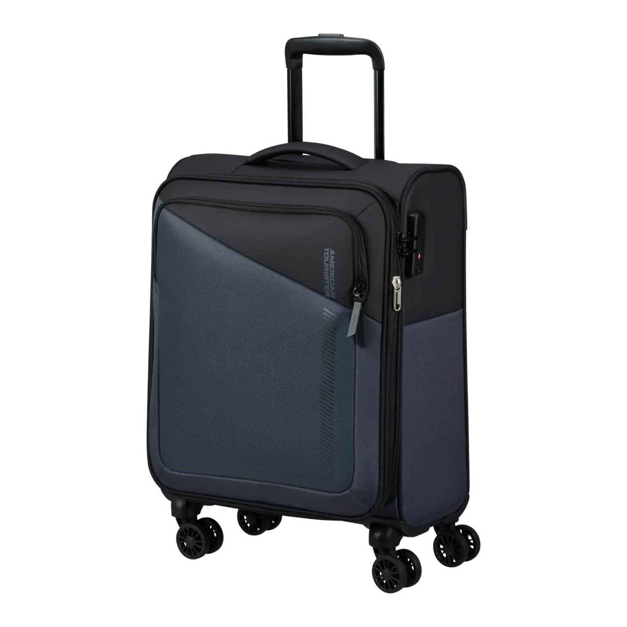 American Tourister Daring Dash Spinner S (erweiterbar), Schwarz/Grau