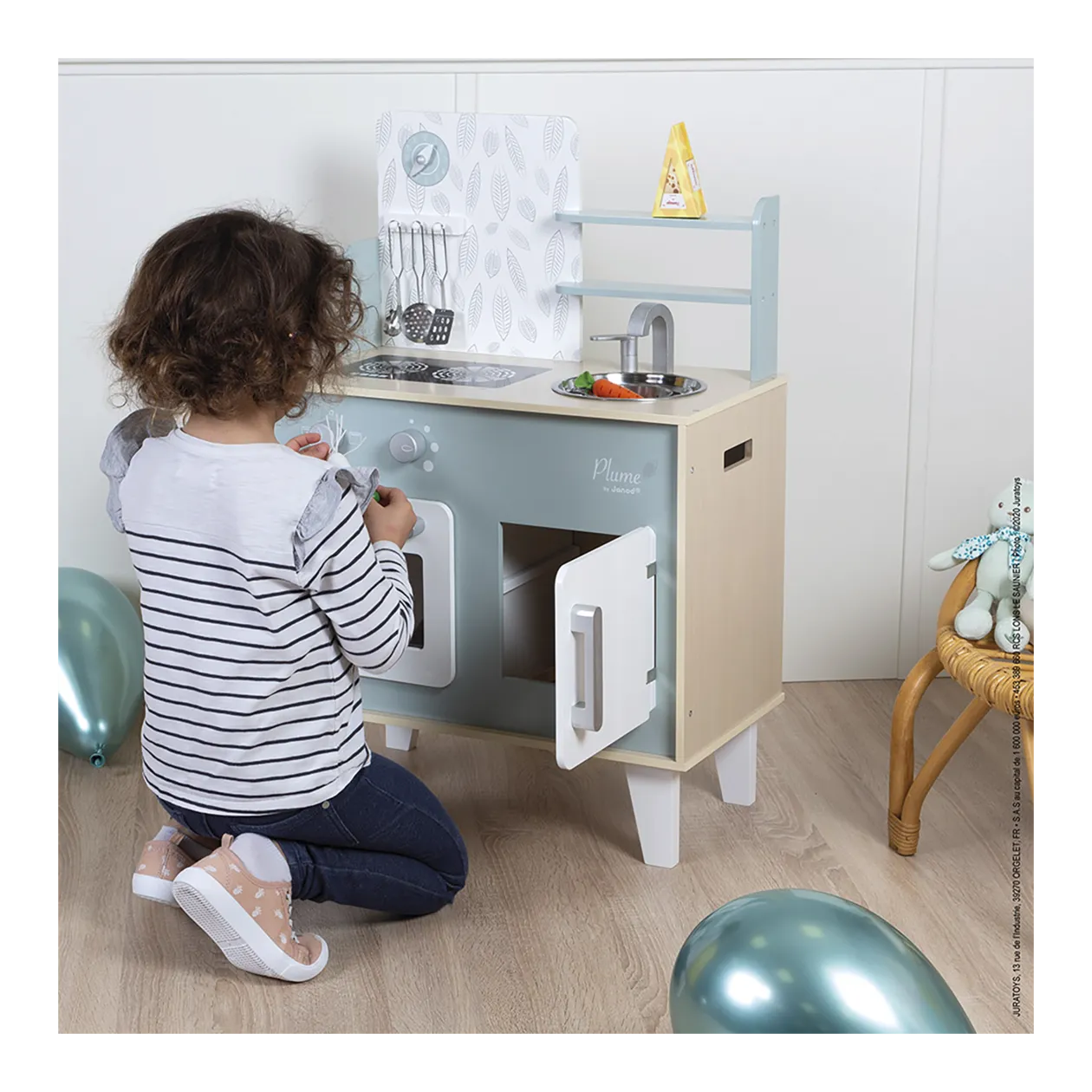 Janod Plume Play Kitchen, incl. 5 pcs. Accessories