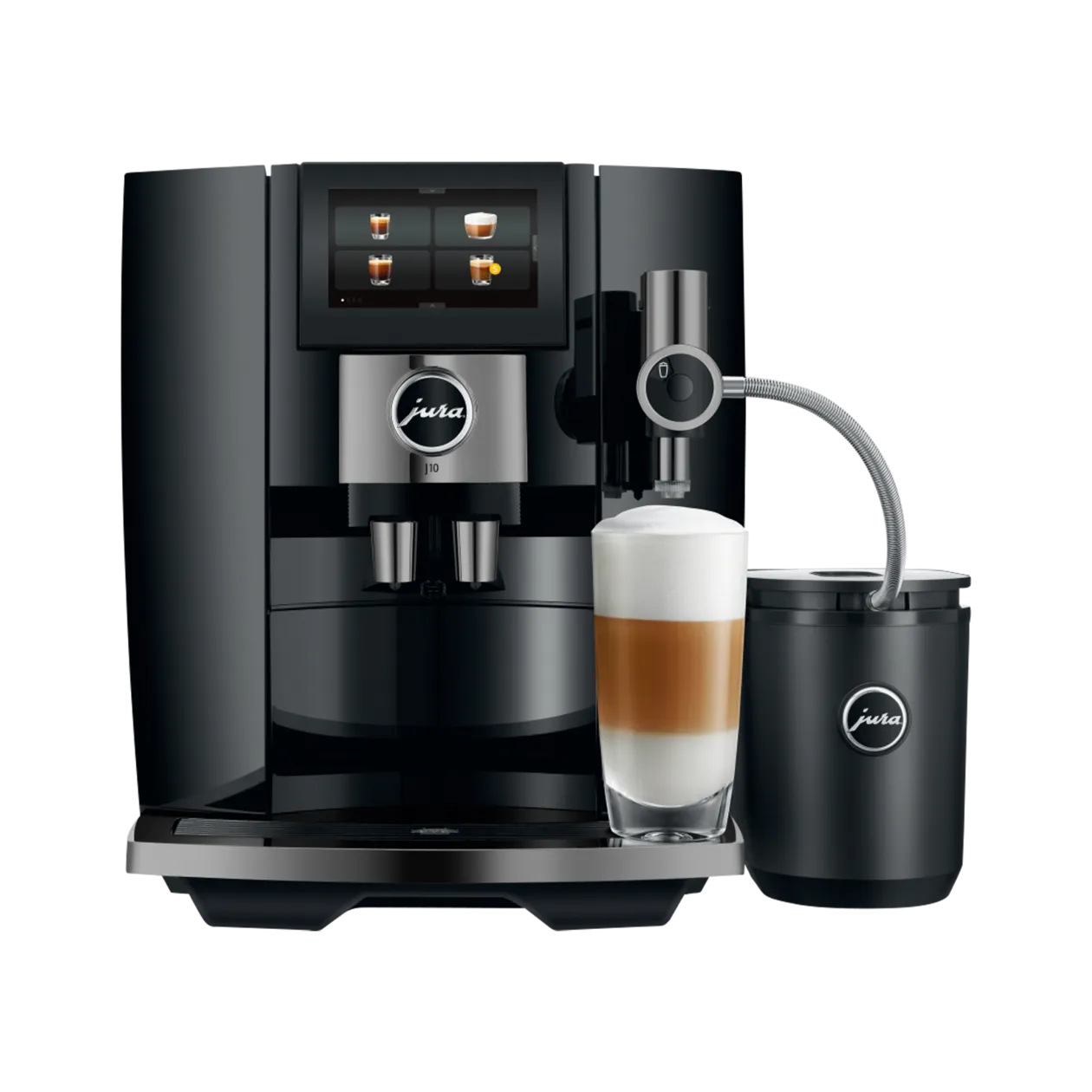 JURA J10 (EA) Kaffeevollautomat, Piano Black