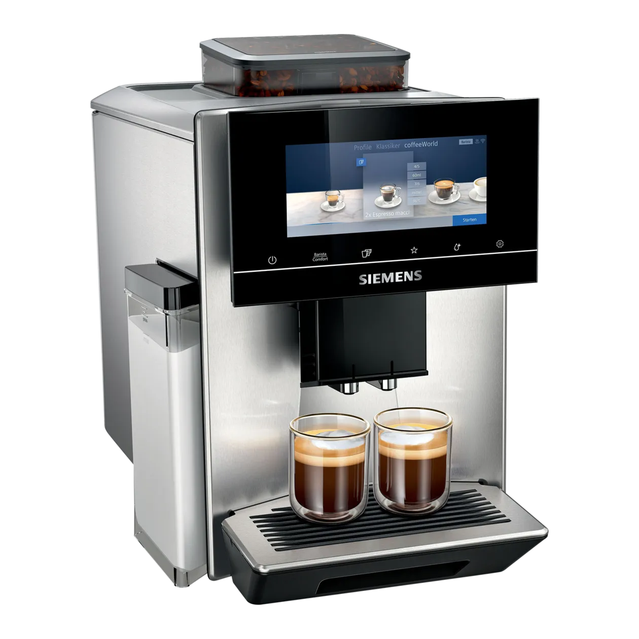 SIEMENS EQ900 Kaffeevollautomat, Edelstahl