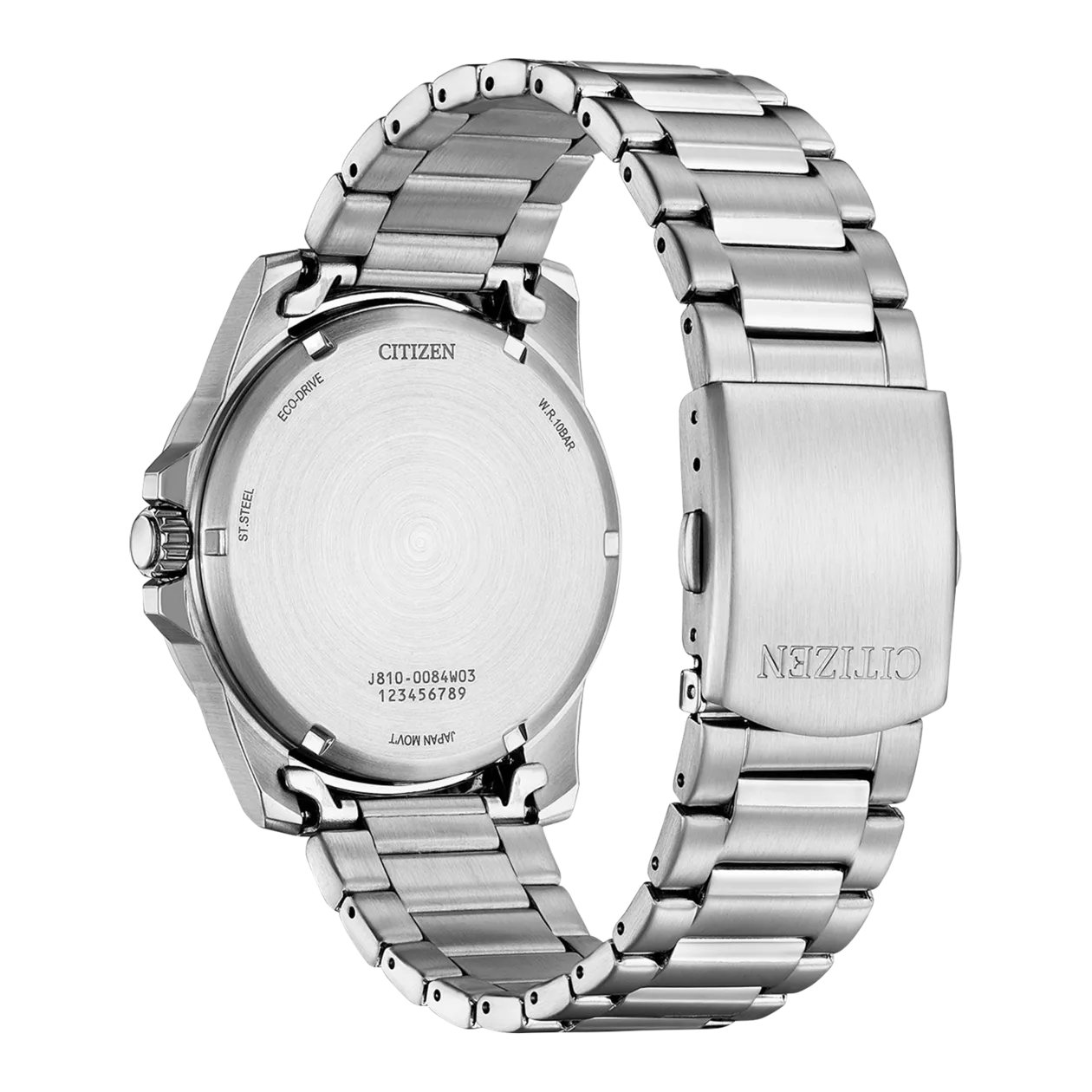 Citizen Eco-Drive AW1816-89X Solaruhr, Silberfarben/Gelb