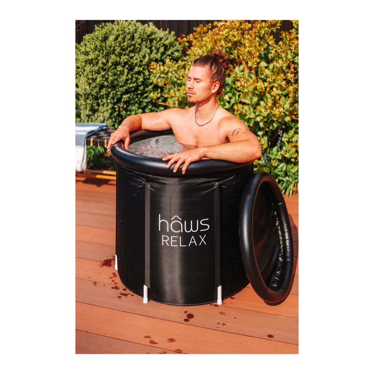 Hâws Relax Ice Bath, Black