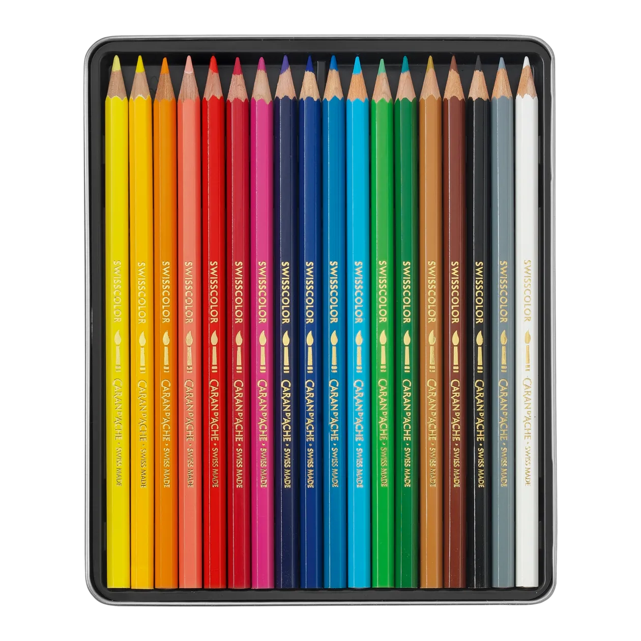 Caran d'Ache SWISSCOLOR® Buntstifte-Set, 18-tlg.