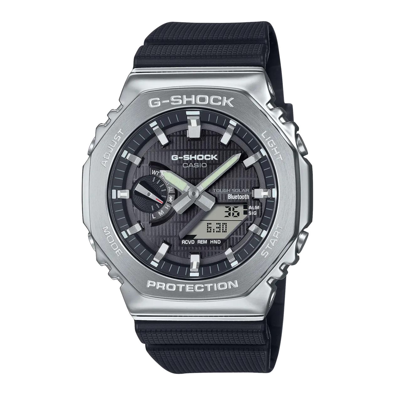 CASIO G-SHOCK GBM-2100-1AER Orologio da uomo, nero / toni argento