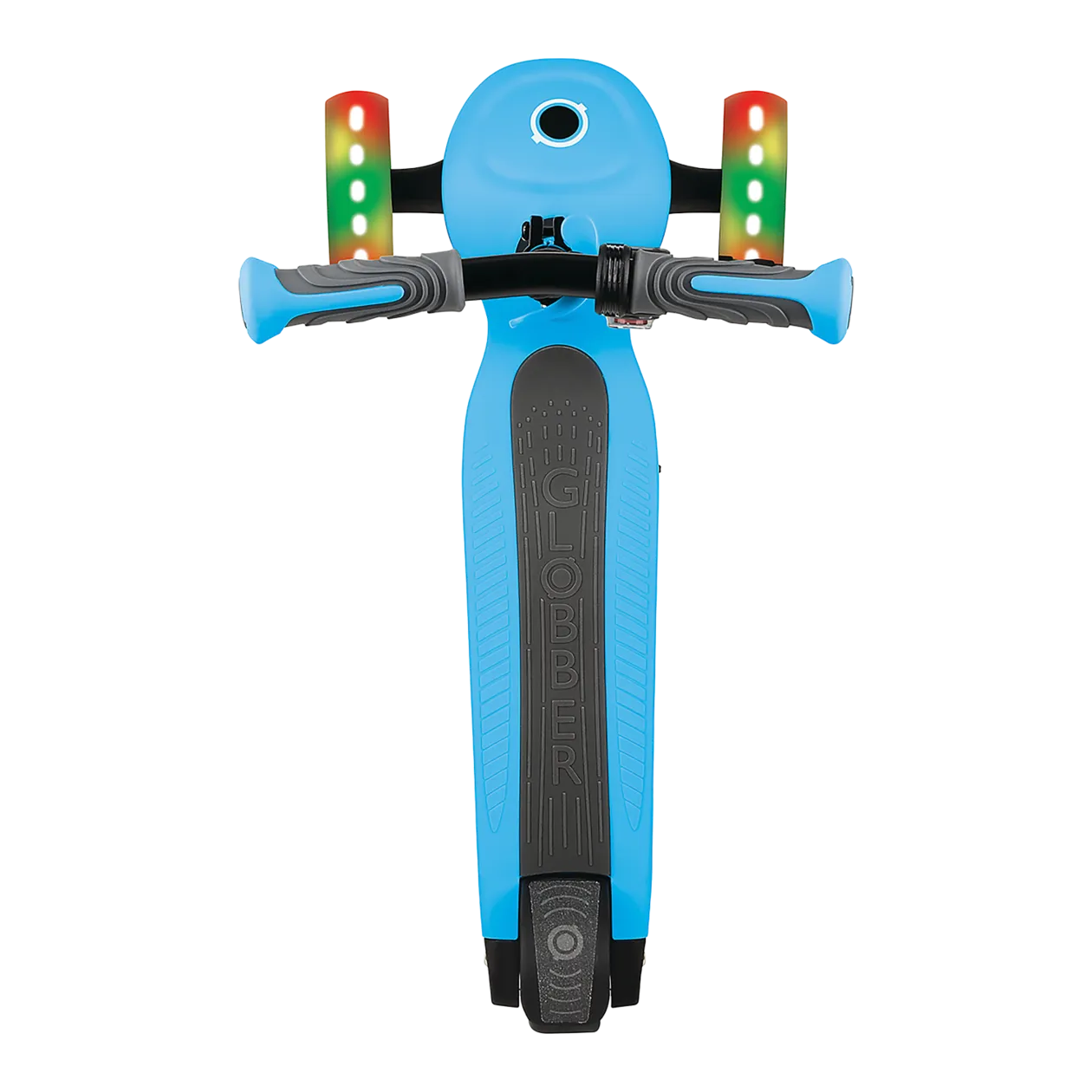 GLOBBER ONE K E-MOTION 4 PLUS Trottinette électrique pour enfant, Sky Blue