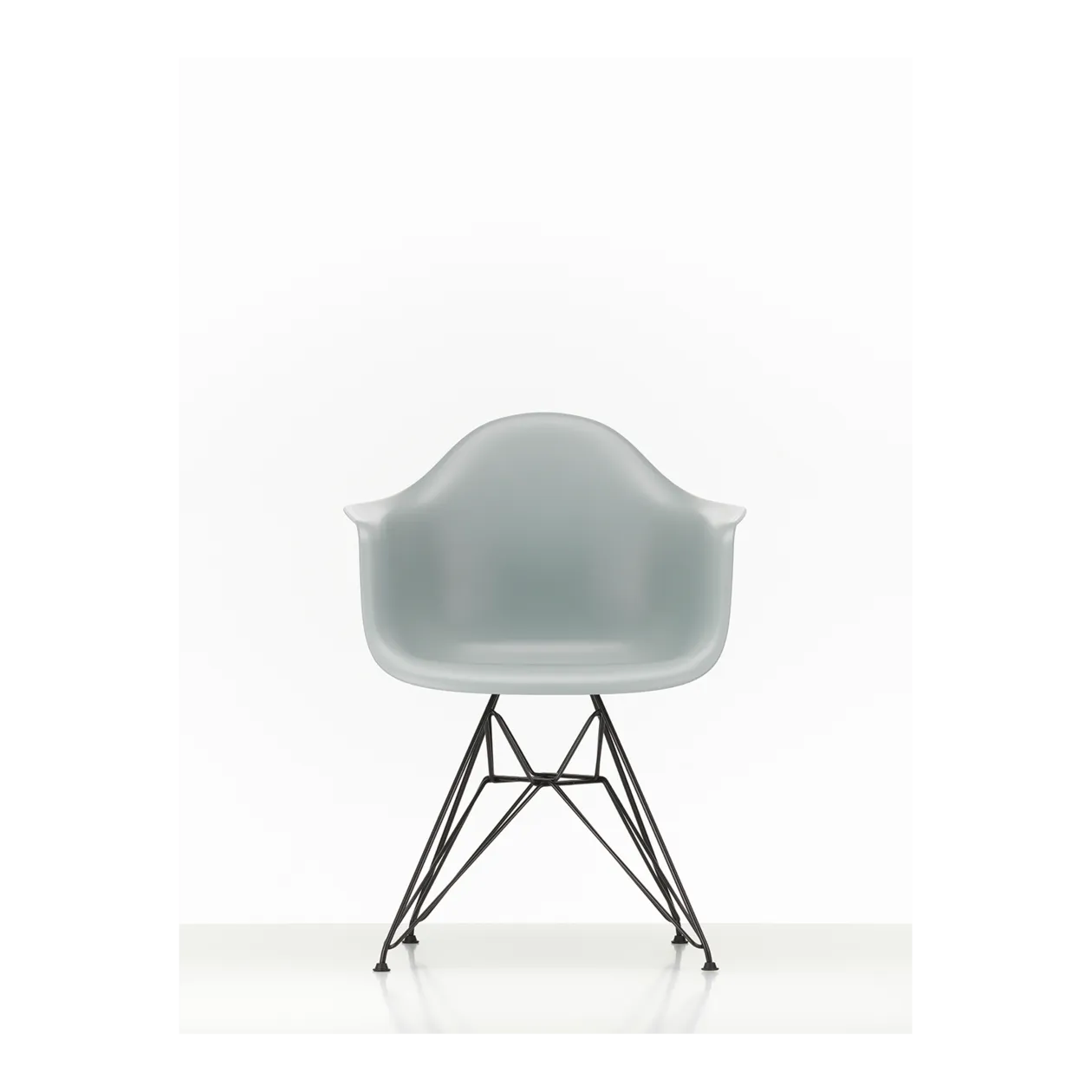 Vitra Eames Plastic Armchair DAR chaise, gris clair