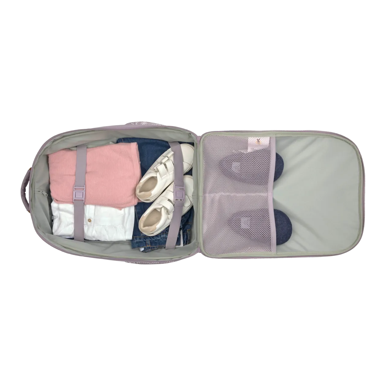 LÄSSIG Little Gang Children's Suitcase, Lilac