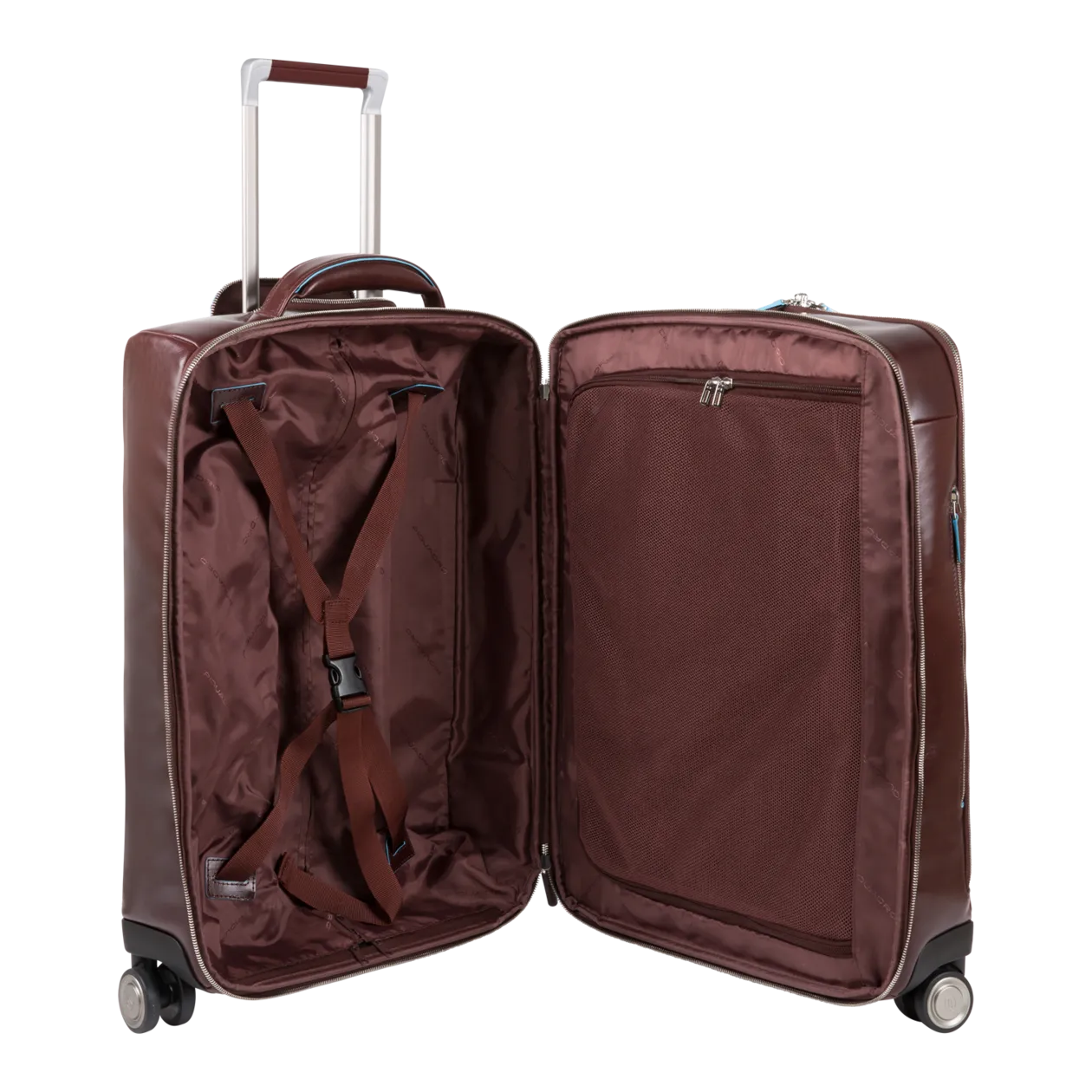 Piquadro Cabin Trolley, Mahogany