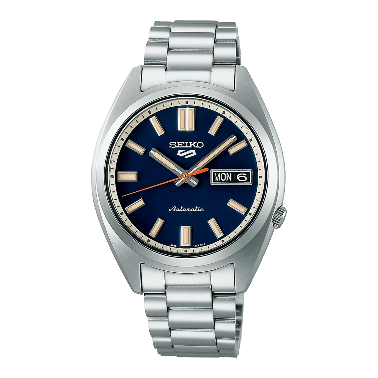 Seiko 5 Sports SRPK87K1 Montre automatique, argenté / bleu foncé