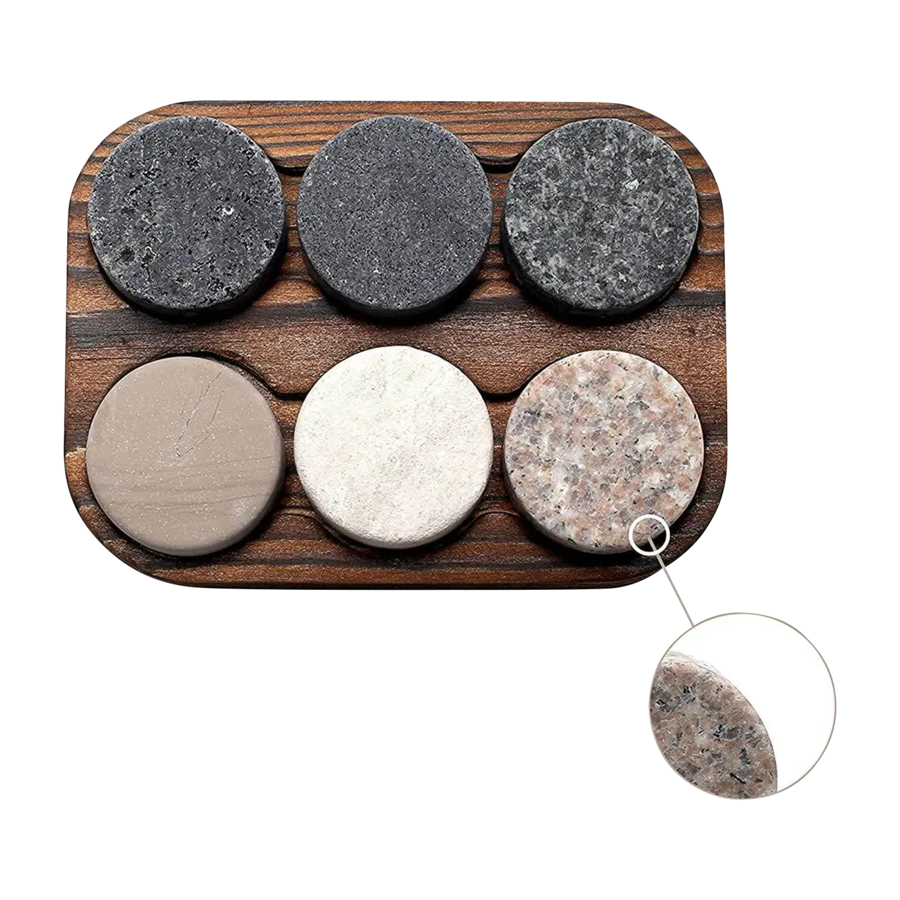 R.O.C.K.S. Whisky Chilling Stones,Set of 6