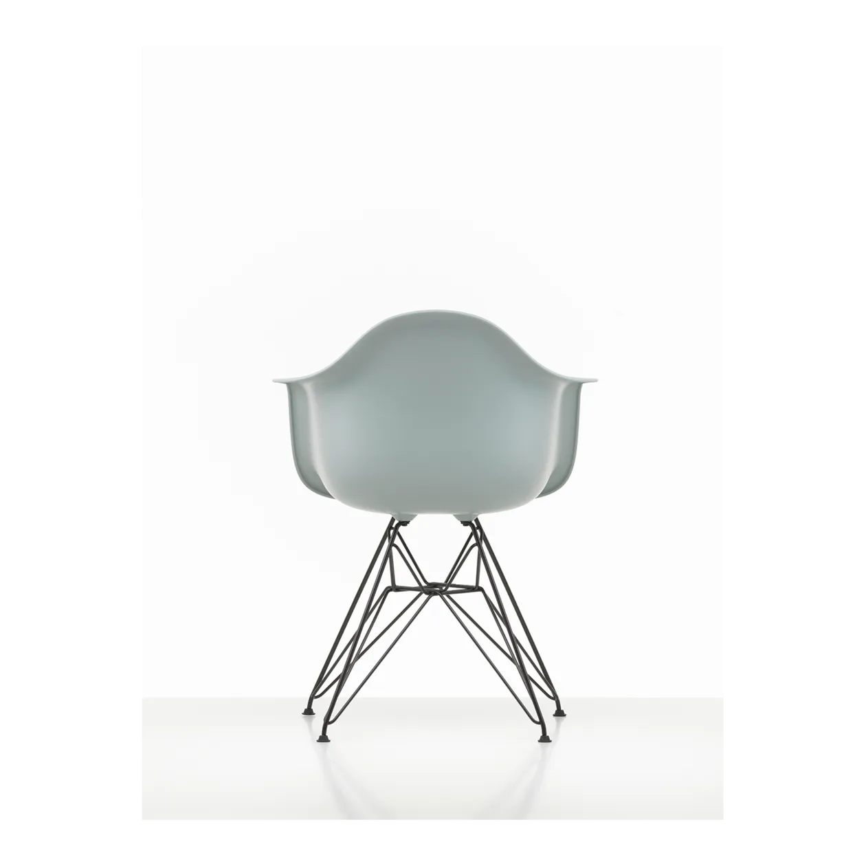 Vitra Eames Plastic Armchair DAR chaise, gris clair