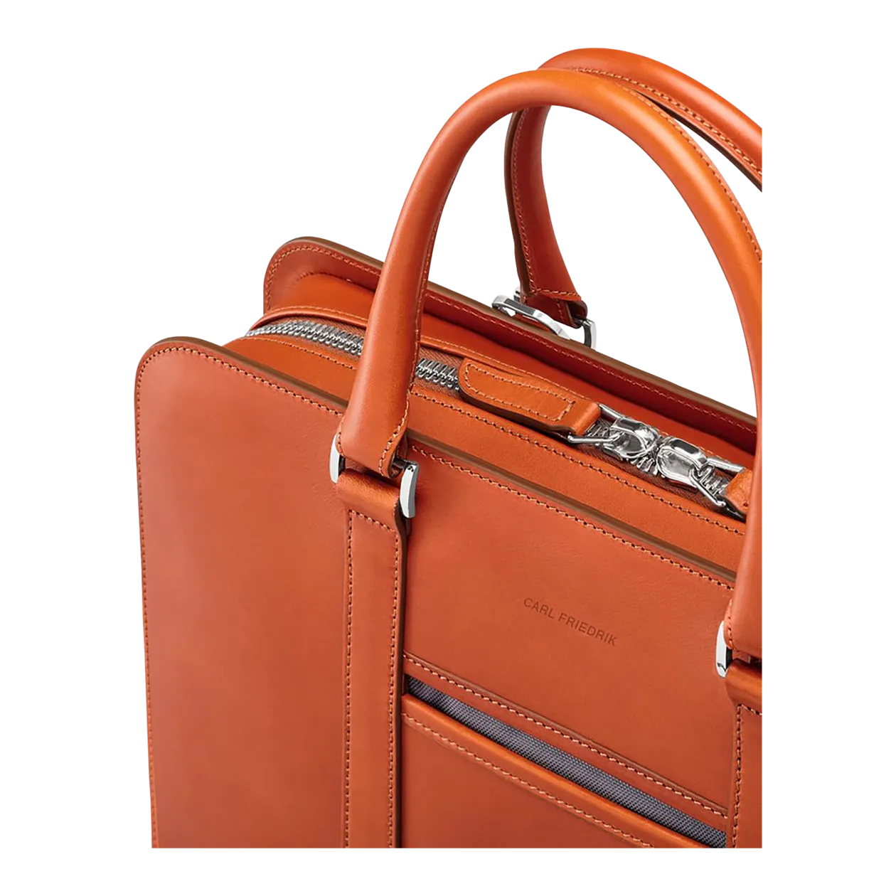 Carl Friedrik Palissy Laptop-Tasche, Cognac