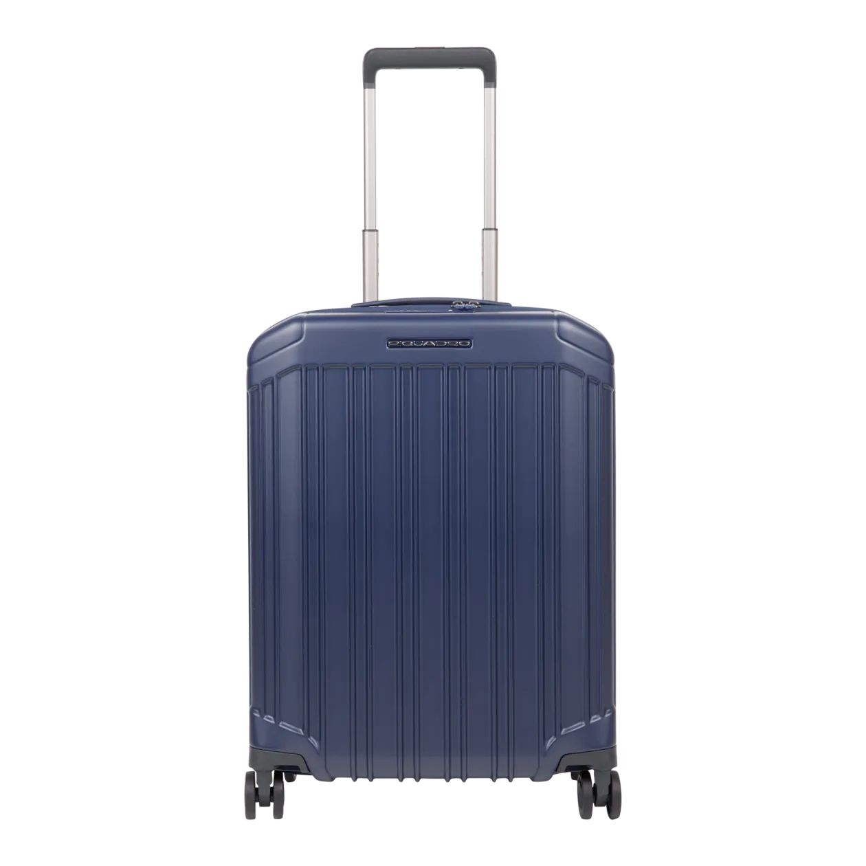 Piquadro Kabinen-Trolley S, ultra slim, Mattblau