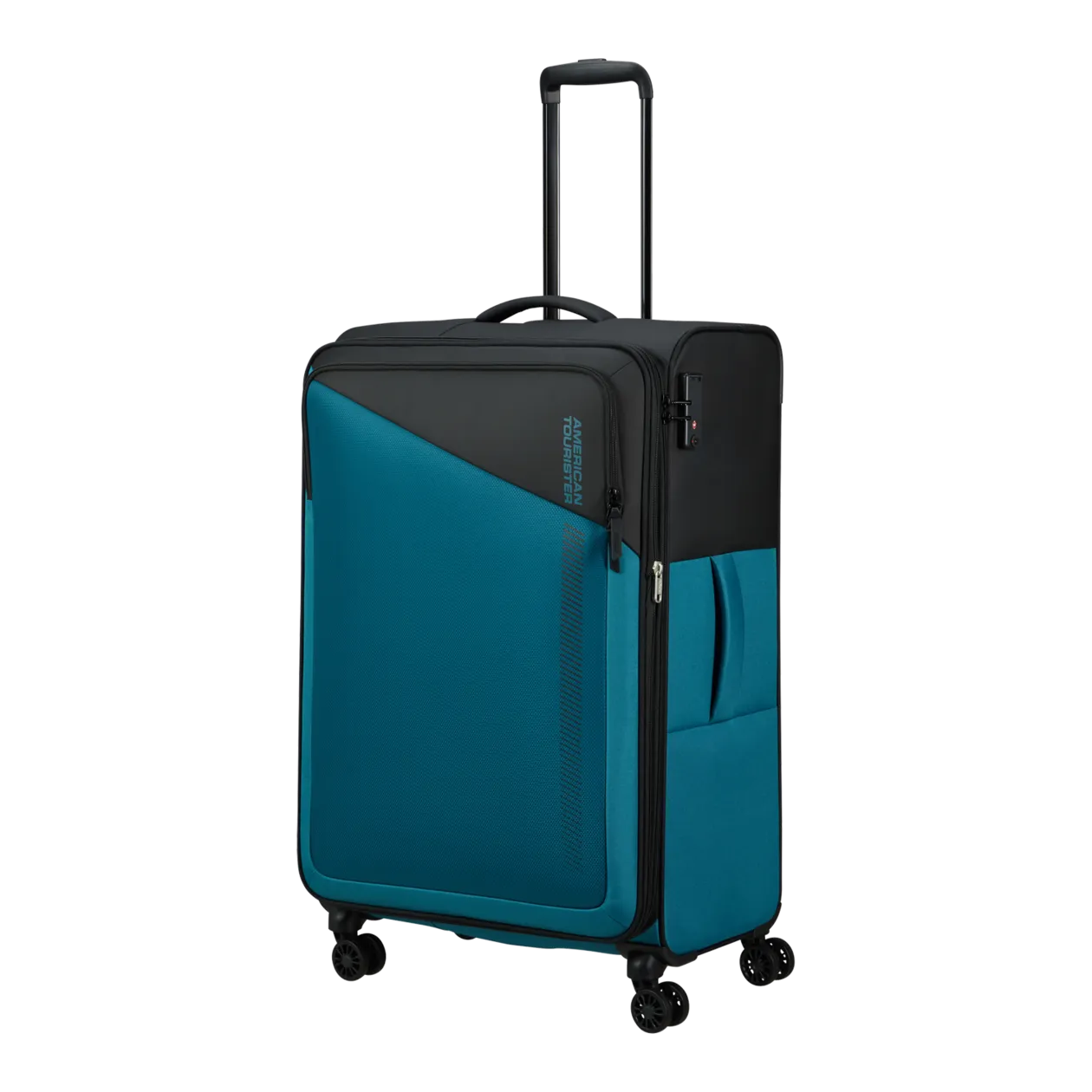 American Tourister Daring Dash Trolley L (espandibile), nero/blu