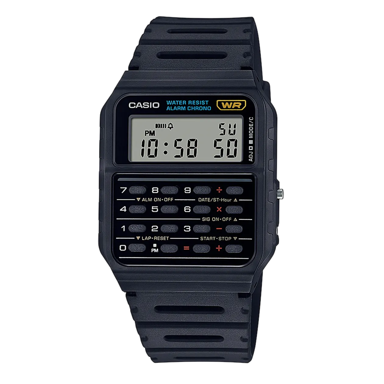 CASIO VINTAGE CA-53W-1ER Wristwatch, Black