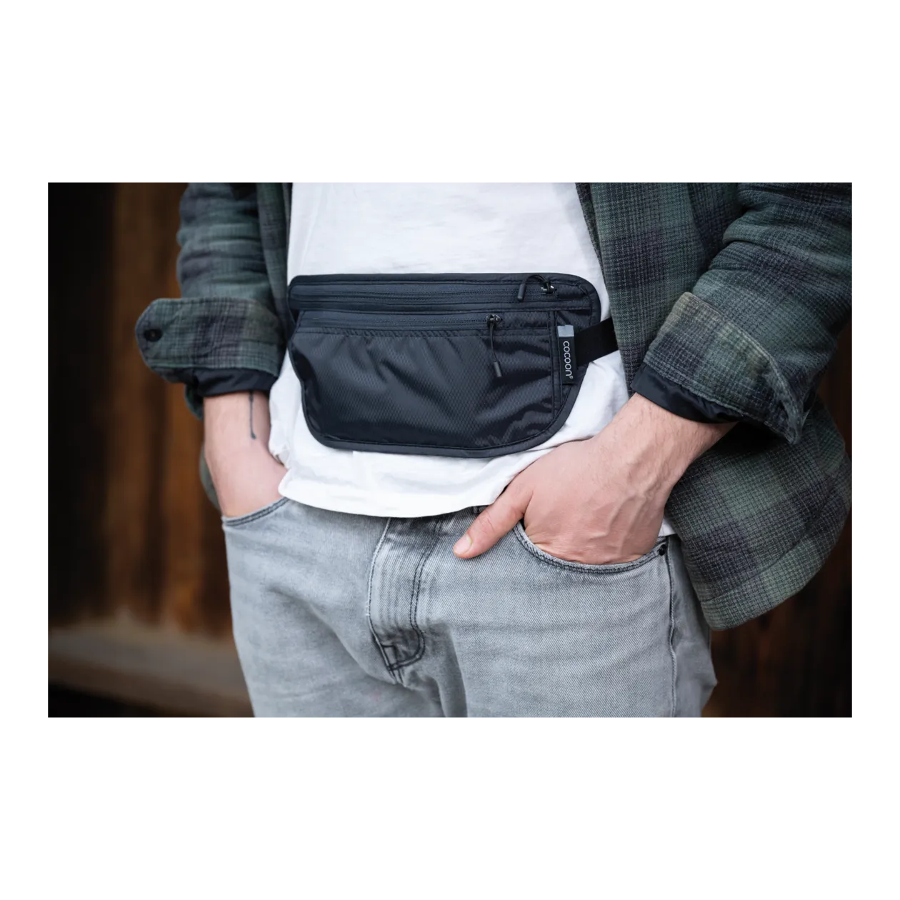 COCOON Travel Waist Wallet Sac banane, Phantom Black