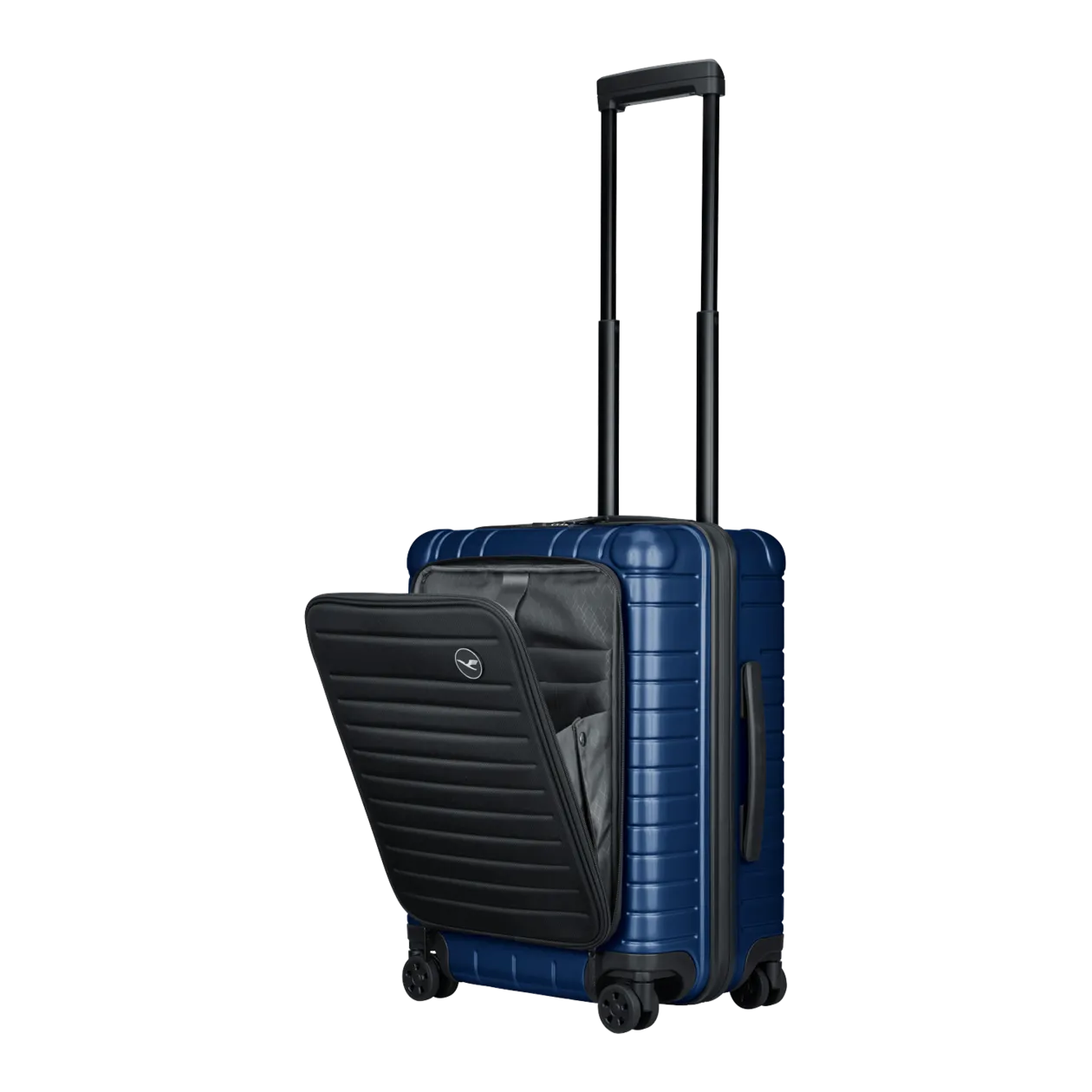 Lufthansa Life Collection Trolley S con tasca frontale, navy