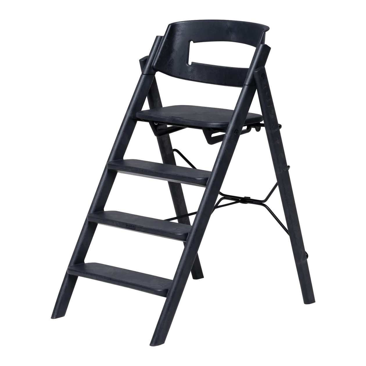 KAOS Klapp High Chair, Charcoal Black