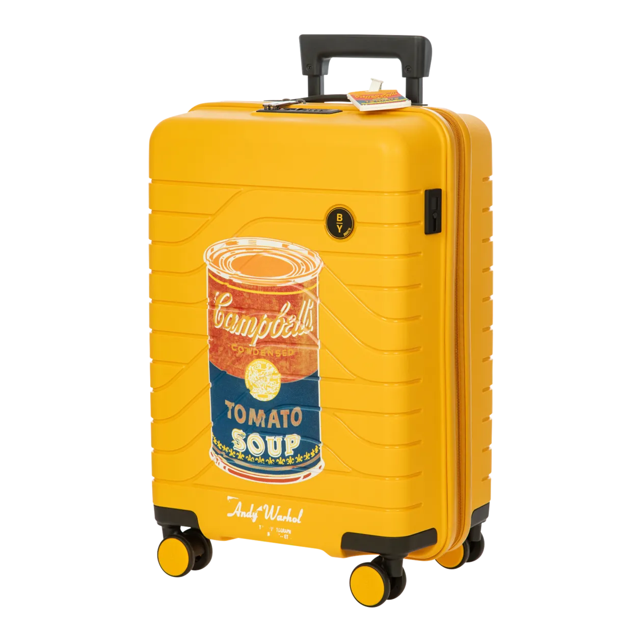 BRIC'S B|Y Andy Warhol Campbell's 55 Carry-on Trolley (Expandable), Yellow