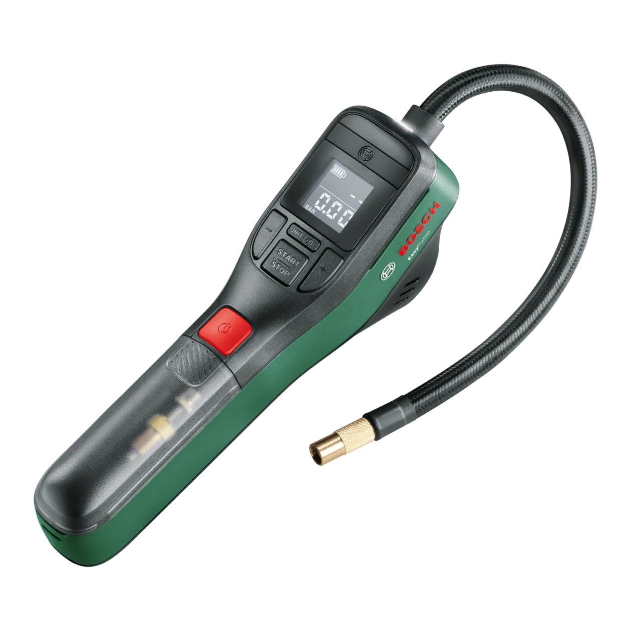 Bosch EasyPump Pompe à air comprimé sans fil, Classic Green