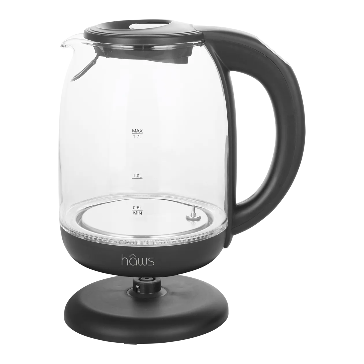 Hâws Dybsø Wasserkocher, 1,7 l, Schwarz