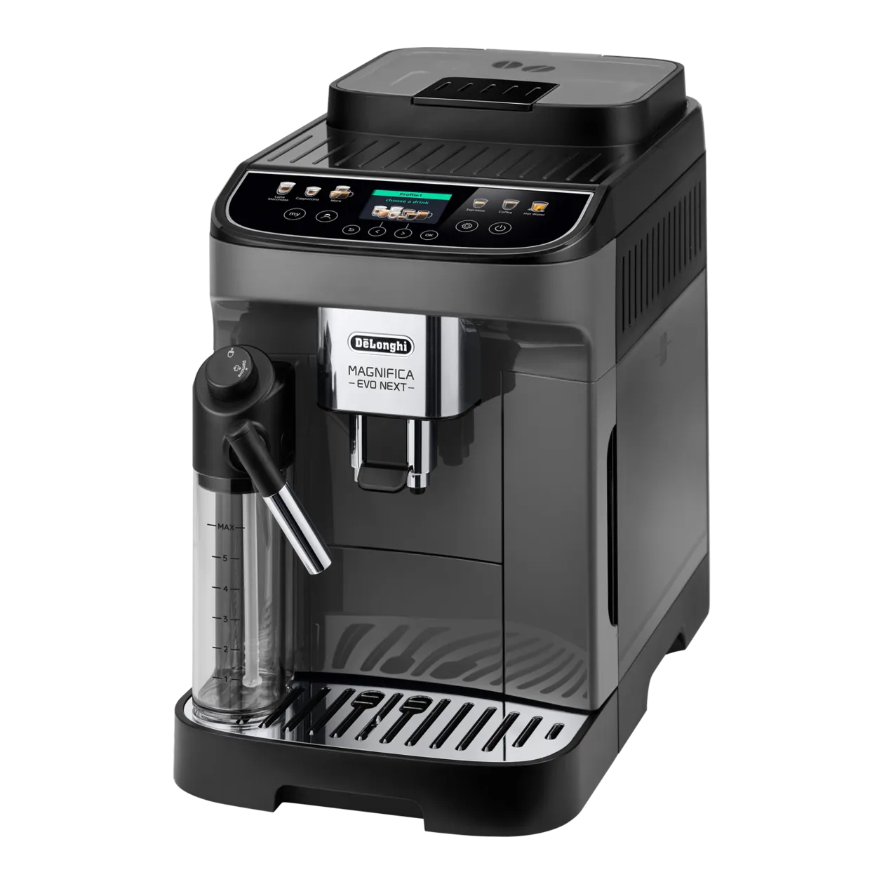 De'Longhi Magnifica Evo Next ECAM 310.60.GB Automatic Coffee Machine, Grey/Black