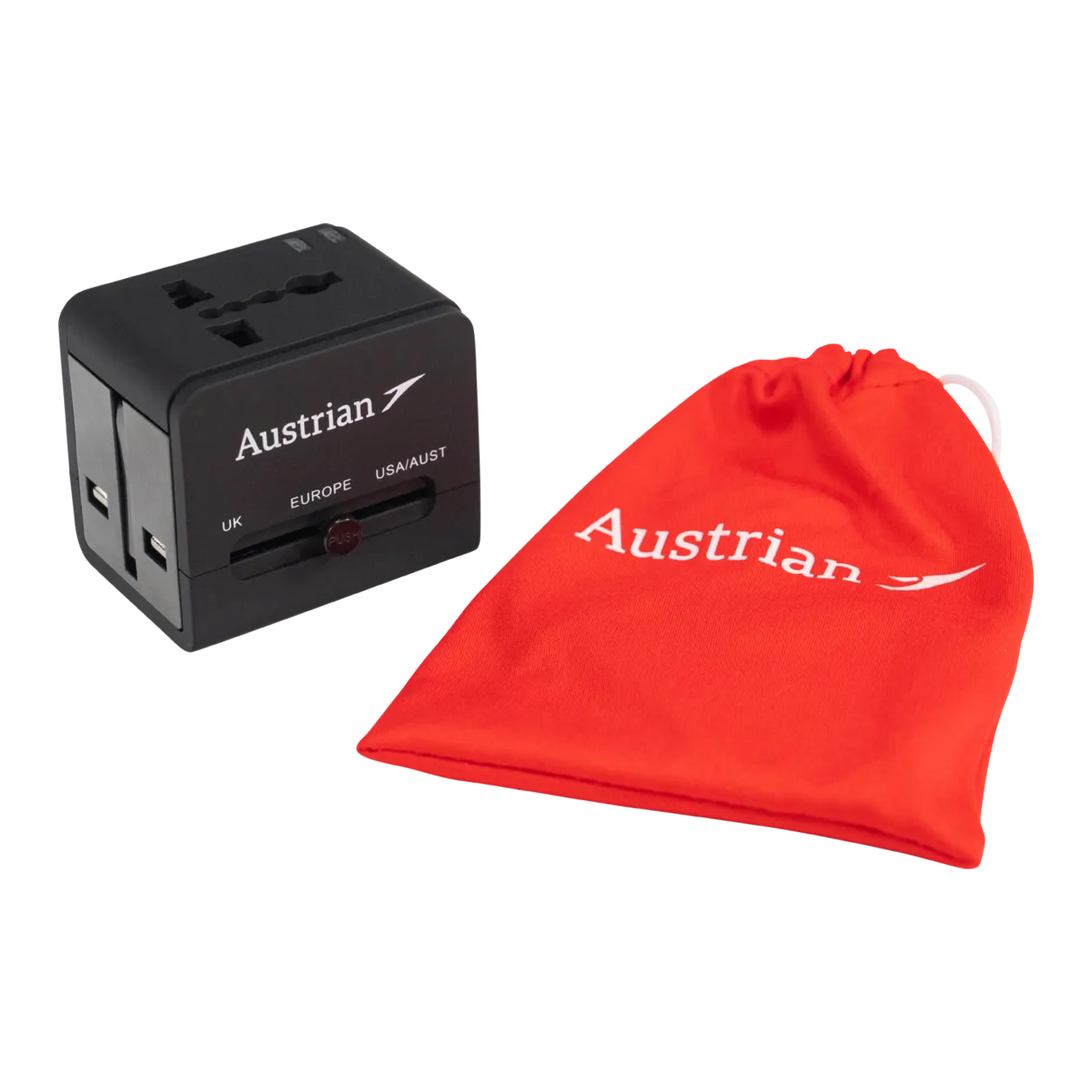 Austrian Universal Travel Adapter Weltreisestecker, Weiß