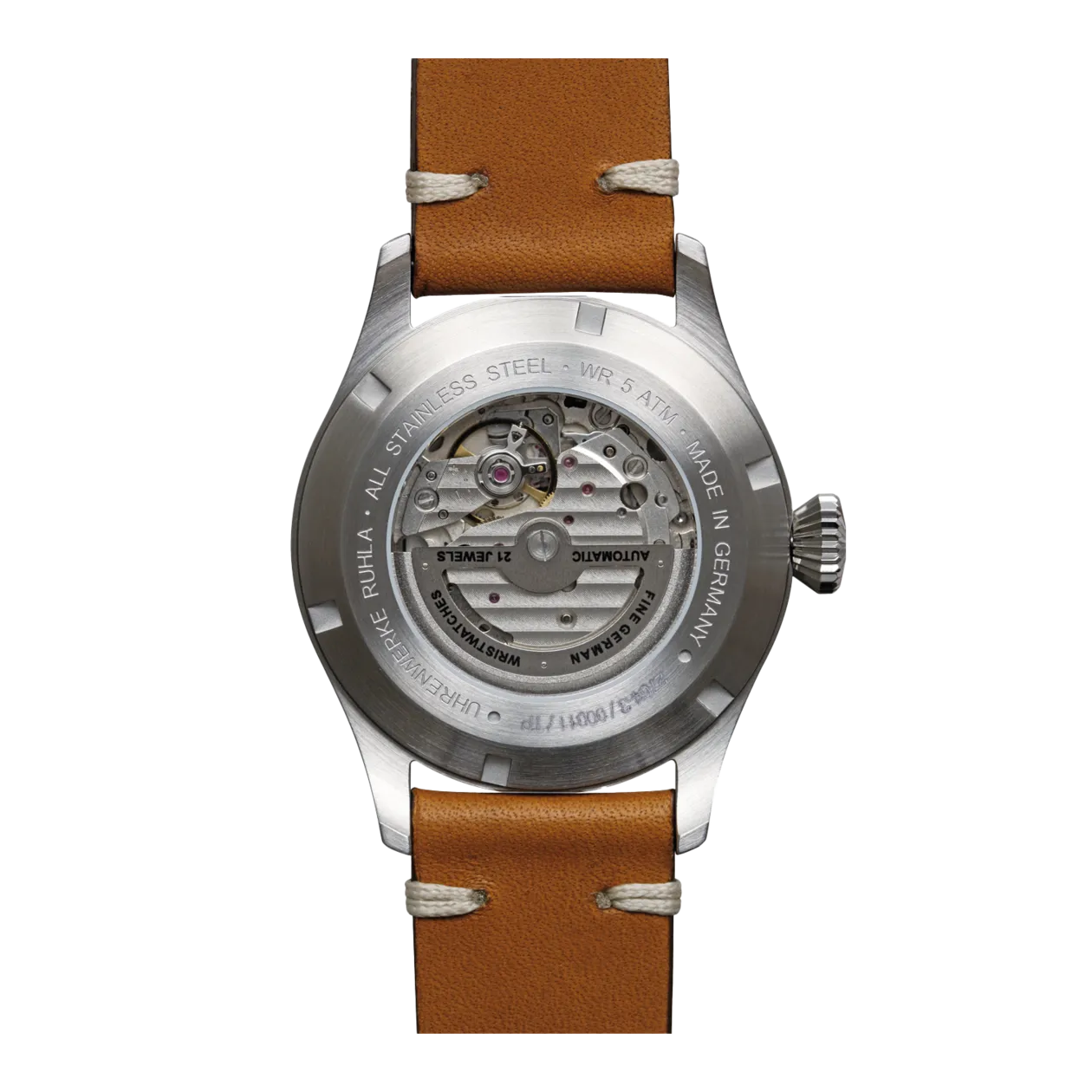 Bauhaus Aviation Tornado 27643 Armbanduhr, Silberfarben/Blau