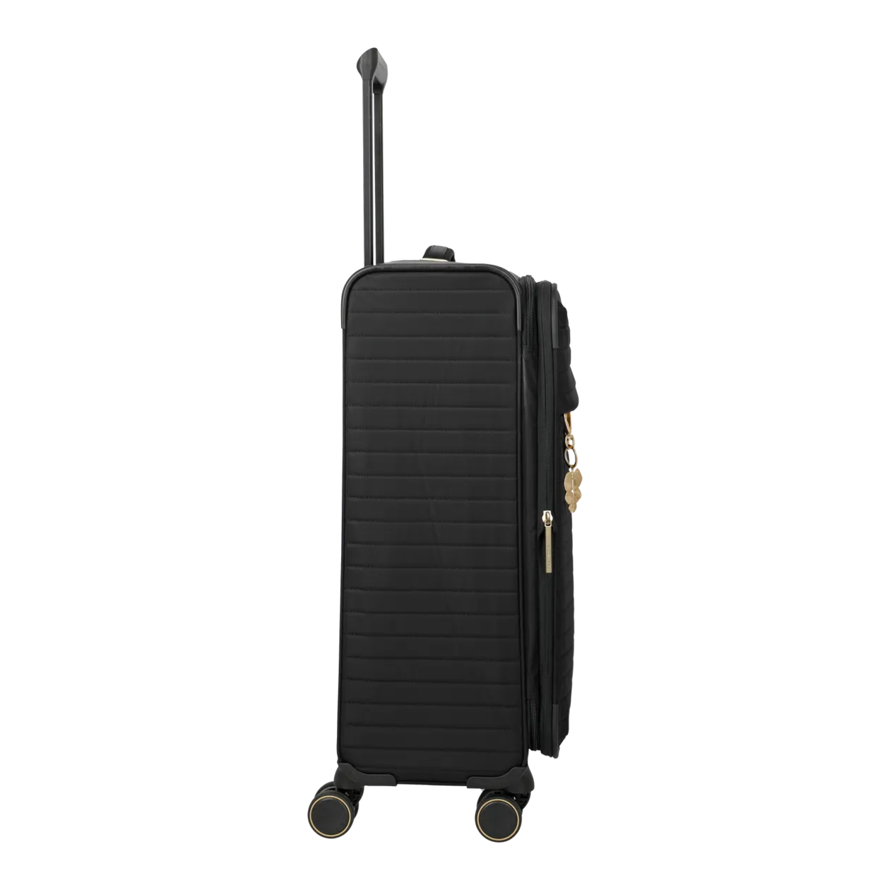 BARBARA & travelite Stepp Trolley M, 4 ruote (espandibile), nero