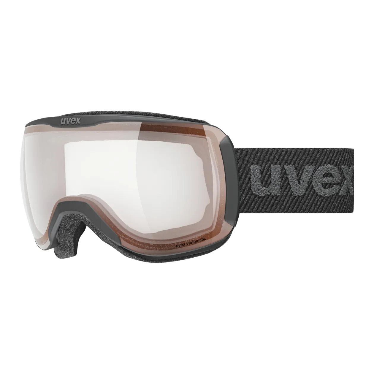 uvex downhill 2100 V Ski Goggles, Black Matt / Red-Clear