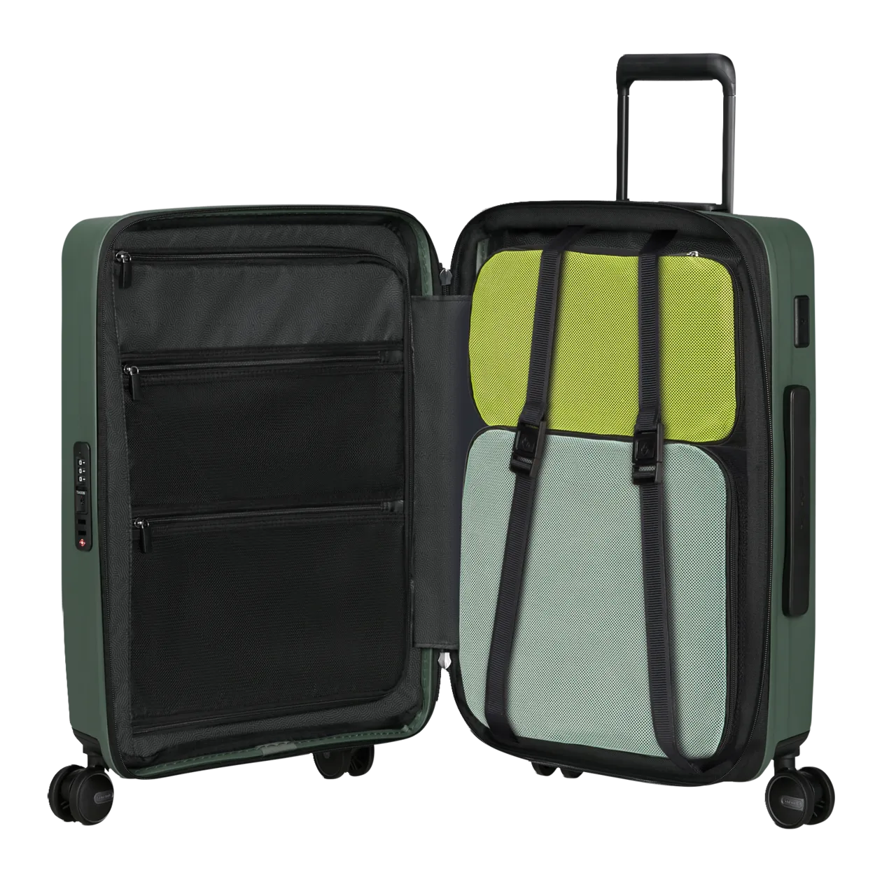 Samsonite Restackd Spinner 55/20-23 Valise à roulettes S (extensible), Sage